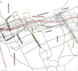 Kliknte pro velkou mapu sbrn komunikace z roku 2007 - centrum HH